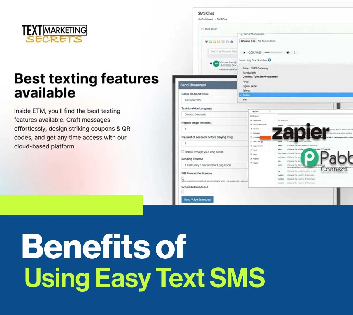 Benefits of Using Easy Text SMS