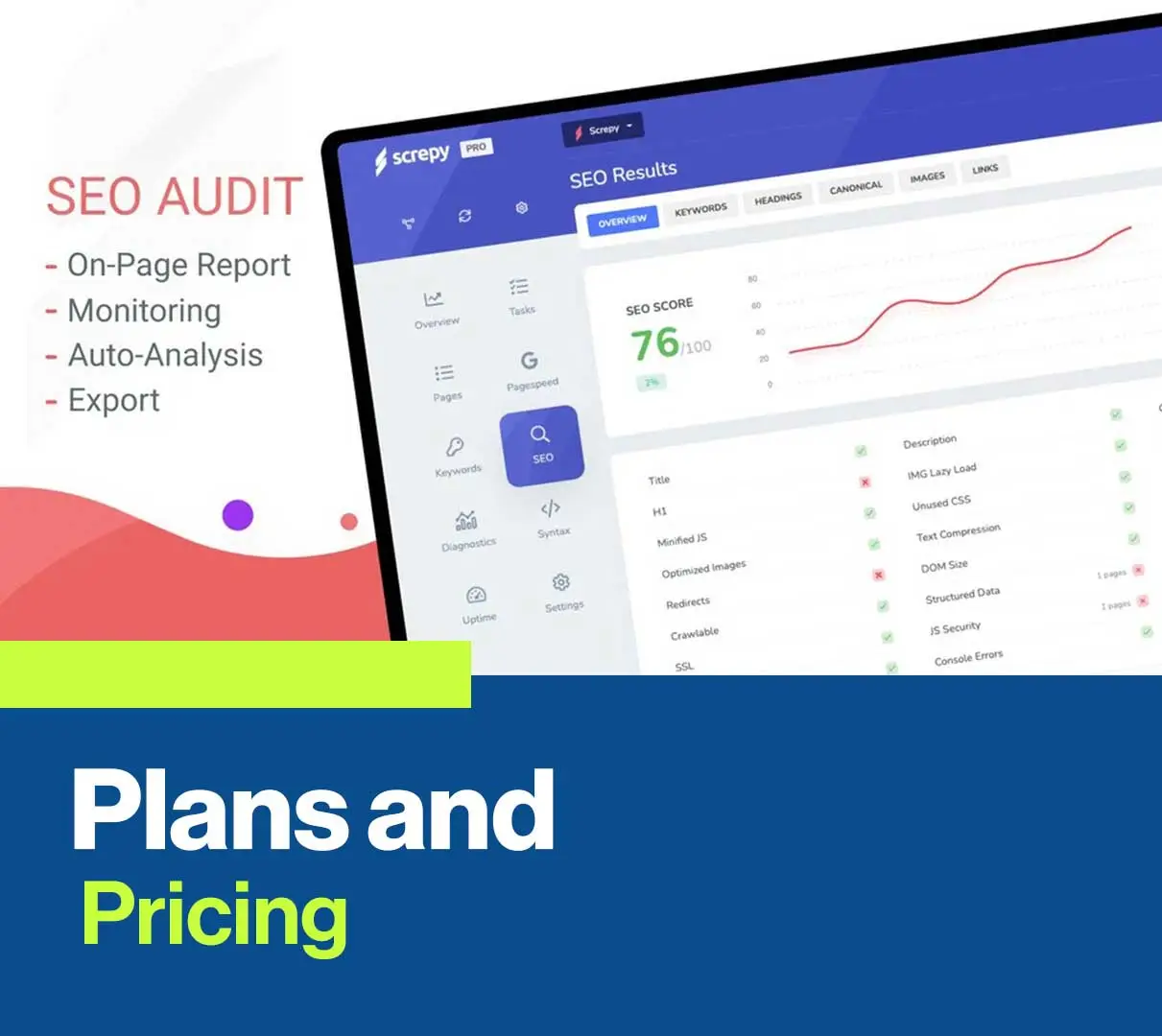 Plans and Pricing