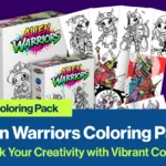 Alien Warriors Coloring Pack (PLR)