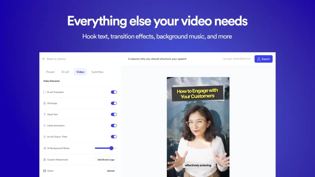 Jupitrr AI interface generating social media videos with text-to-video technology